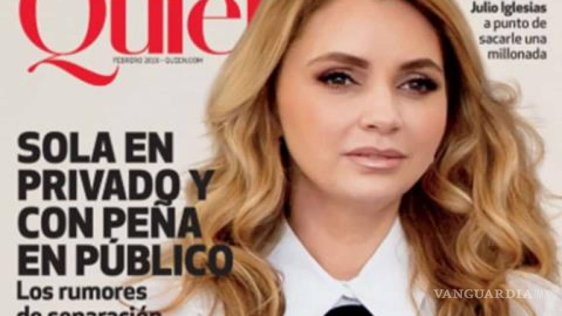 &quot;Sola en privado y con Peña en Público&quot;... la polémica portada de 'Quién' sobre el posible divorcio de Angélica Rivera y Peña Nieto