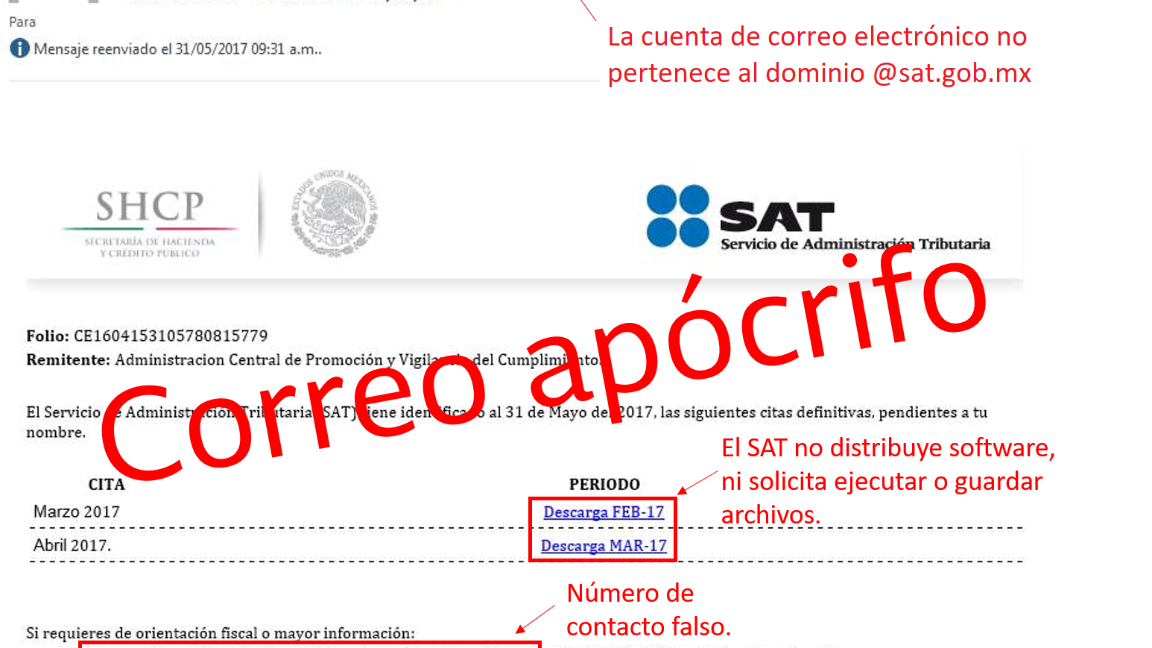 Advierten de estafa con devolución de ISR del SAT