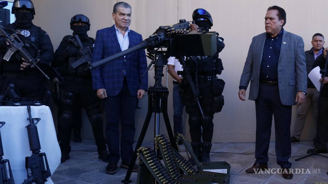 $!El Gobernador de Coahuila afirmó que si hoy en Coahuila hay empleo y seguridad es gracias a sus corporaciones policiacas.