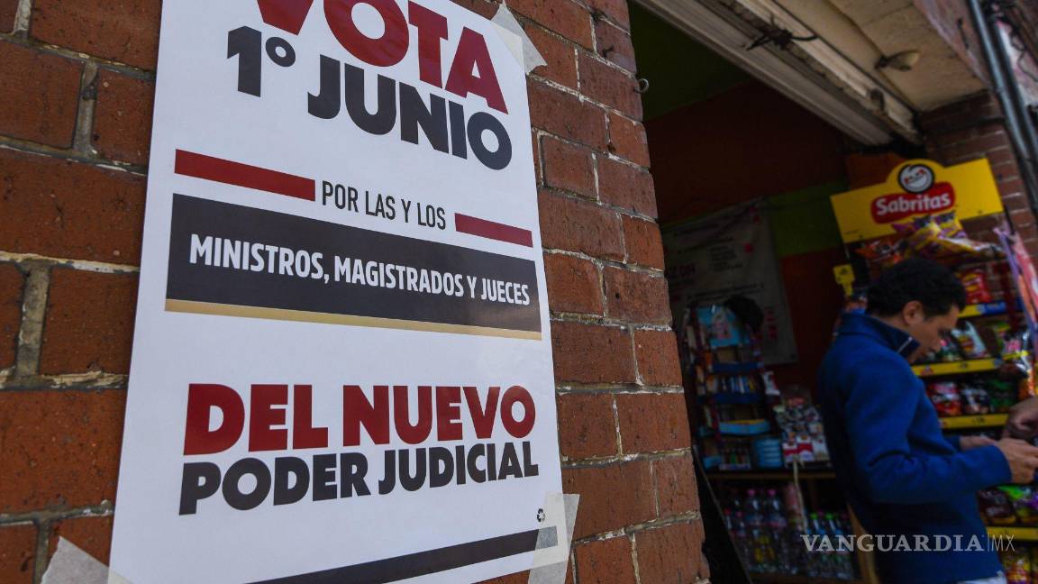 Denuncian uso de colores de Morena para difundir elección judicial