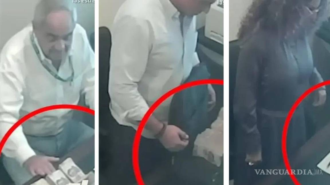 $!La entrega de los fajos de billetes habría ocurrido en la oficina adjunta de la Secretaría de Gobierno de Campeche