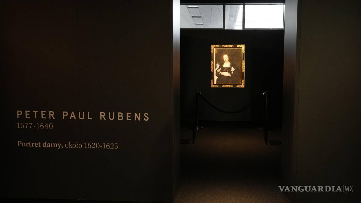 $!La obra “Retrato de una dama” del maestro Peter Paul Rubens del siglo XVII en la casa de subastas DESA Unicum en Varsovia, Polonia.