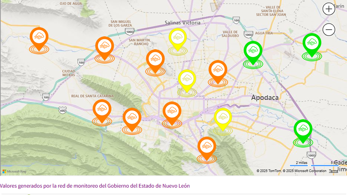 $!Reporte de calidad del aire, el 4 de febrero, del 2025, a las 15:00 hrs.