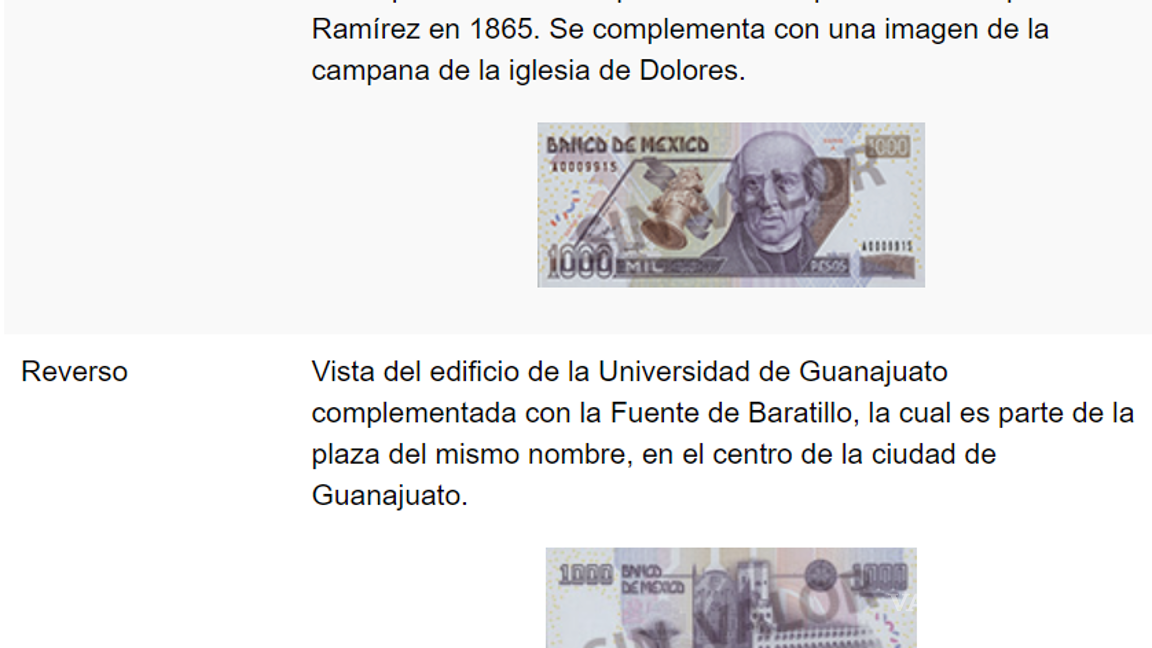 $!Billete de 1,000 pesos de la familia D1.