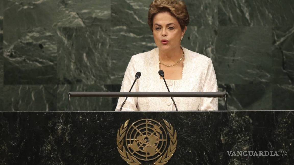 Asegura Rousseff, en la ONU, que Brasil &quot;impedirá cualquier retroceso&quot;