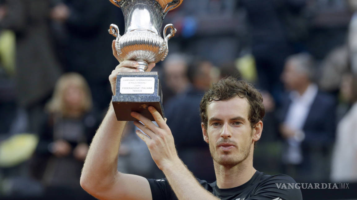 Andy Murray celebra su cumpleaños venciendo a Djokovic; se corona en el Abierto de Italia