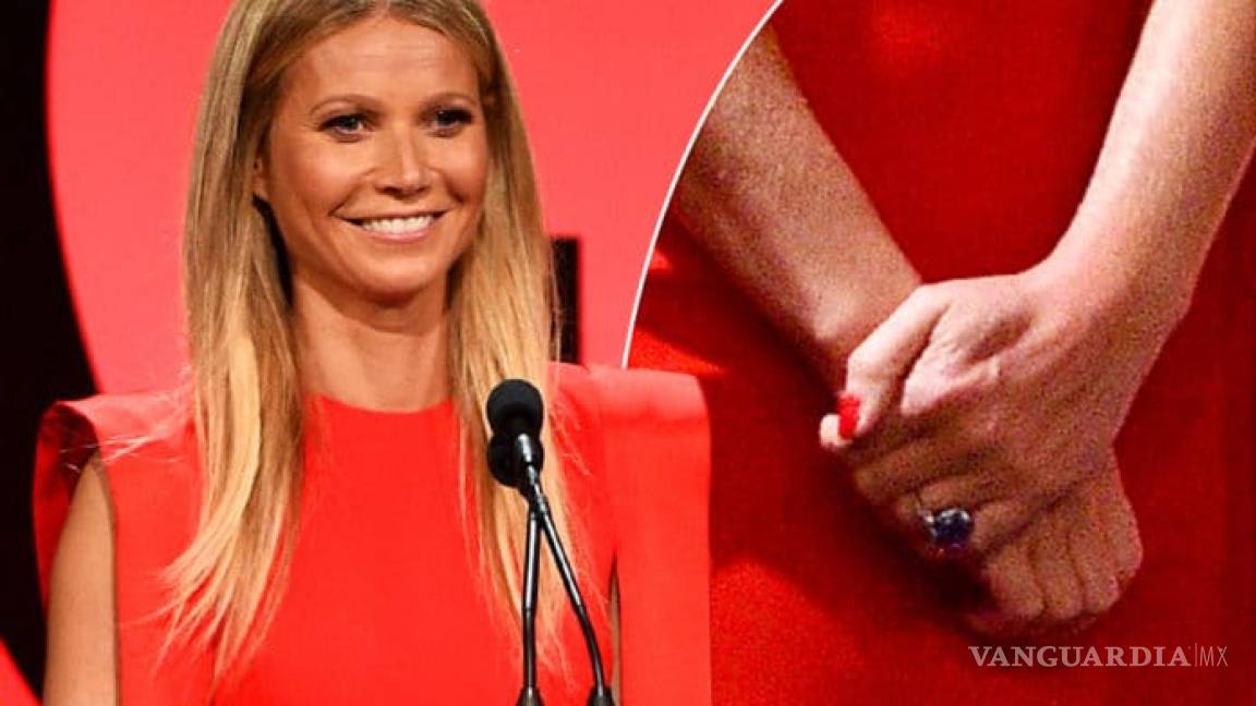 Gwyneth Paltrow presume anillo de compromiso