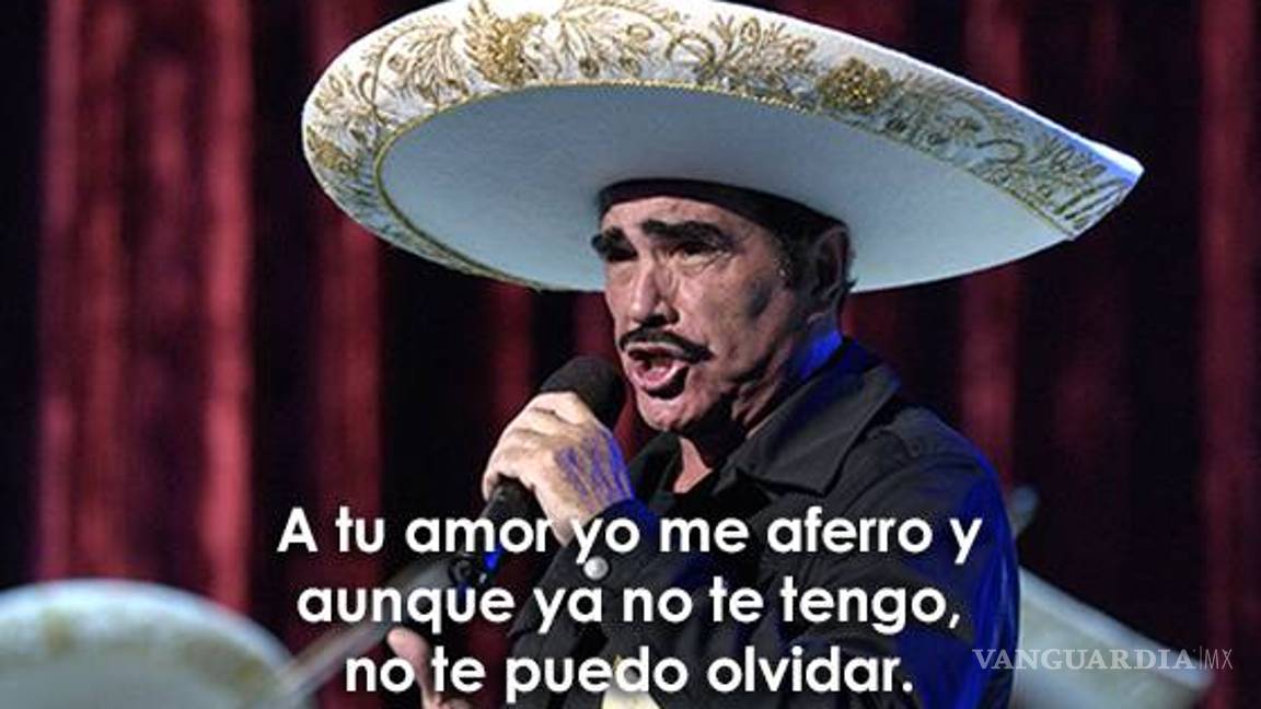 $!"Sigo siendo el rey" y otras 14 frases con las que recordaremos a Vicente Fernández