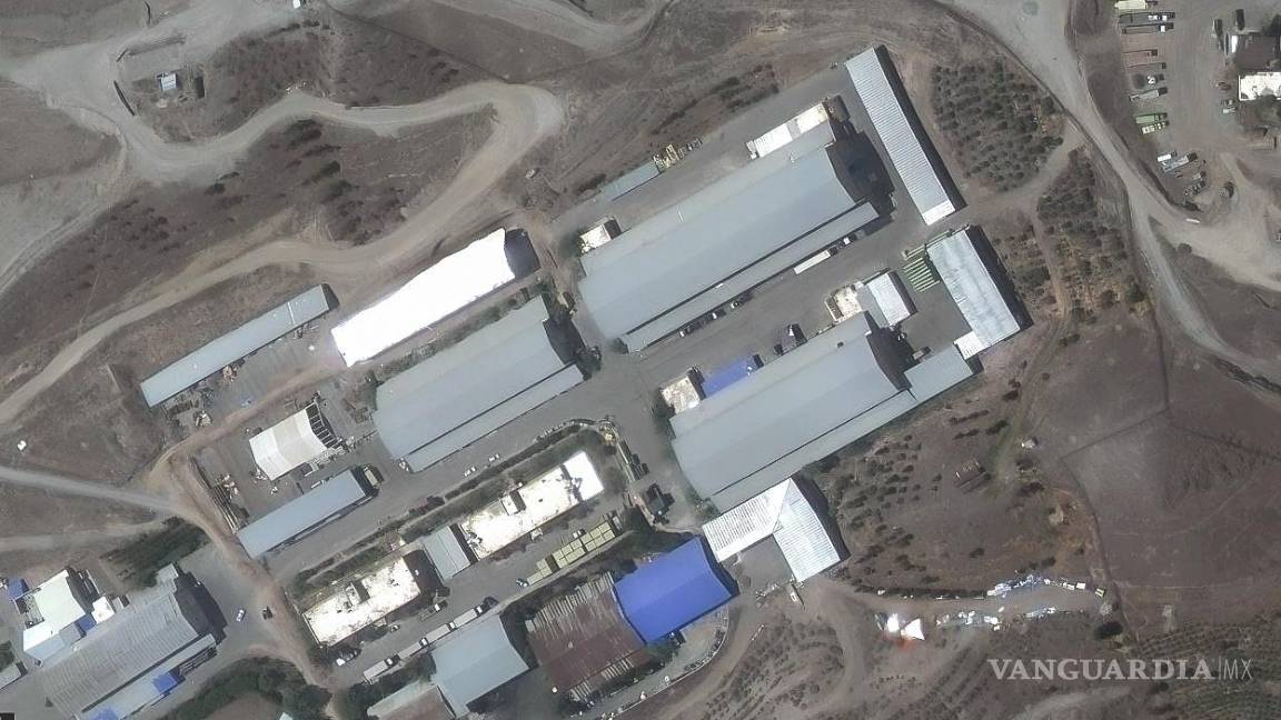 $!Imagen satelital que muestra el sitio Ghadir del CGRI en Teherán, Irán. EL director de la OIEA, Rafael Grossi, dijo que no se deben atacar los reactores nucleares de Irán.