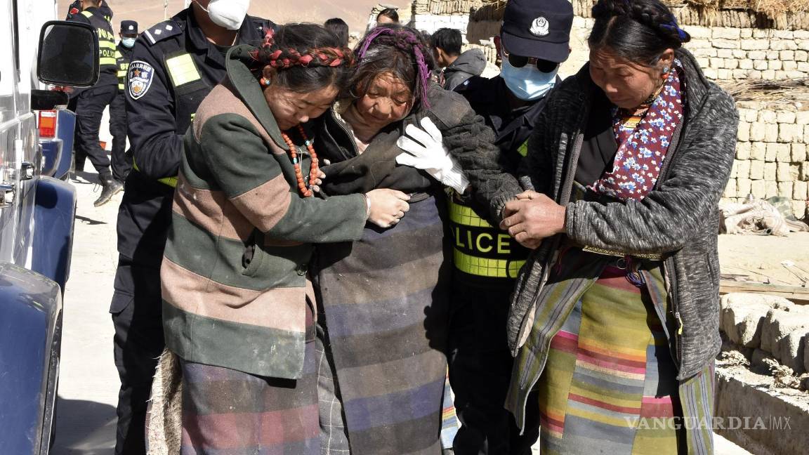 $!Hasta ahora el número de víctimas mortales a causa del terremoto de magnitud 6.8 registrado en el condado de Tingri de la región occidental china del Tíbet es de 126.