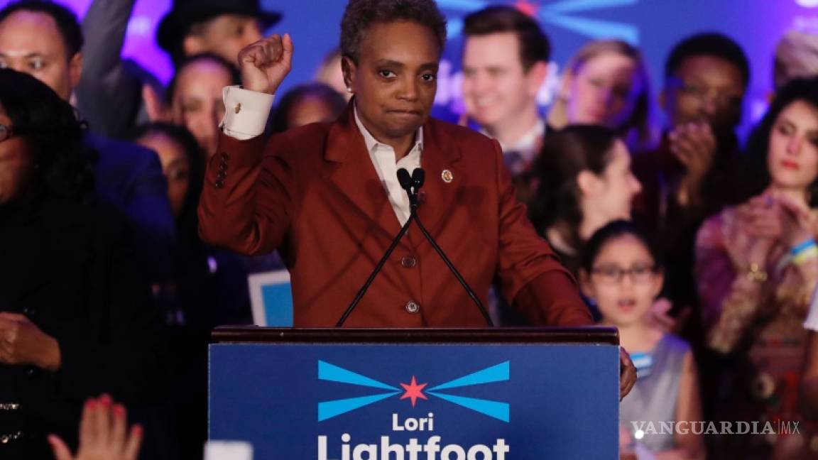 Lori Lightfoot hace historia al ser elegida la primera alcaldesa afroamericana y lesbiana en Chicago