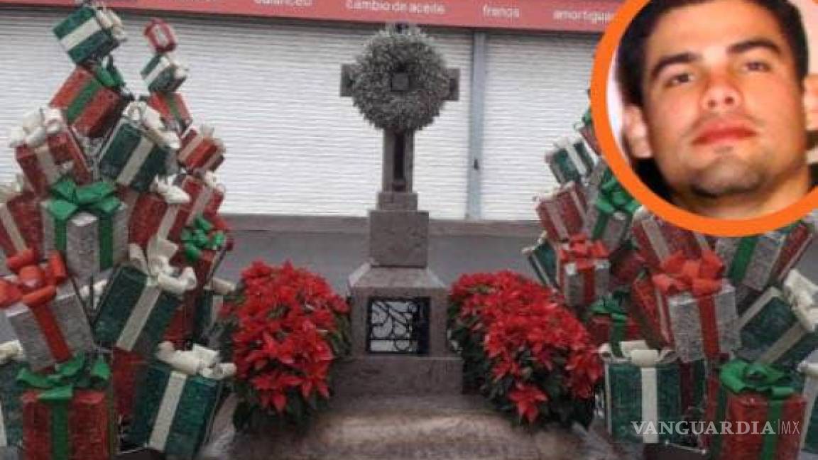 $!La tumba de Édgar Guzmán López, hijo de ‘El Chapo’, siempre está limpia y decorada, por orden del ex líder del Cártel de Sinaloa.