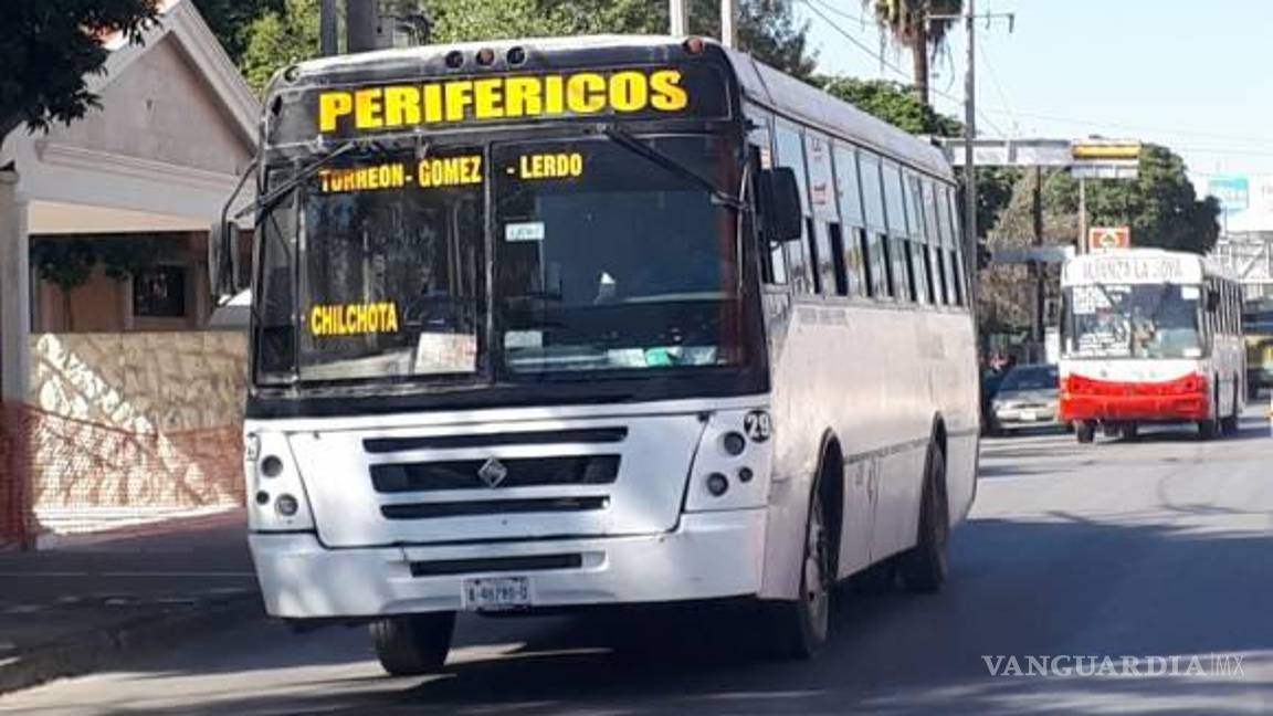 Podrían cancelar concesiones del transporte de Torreón por dejar de funcionar