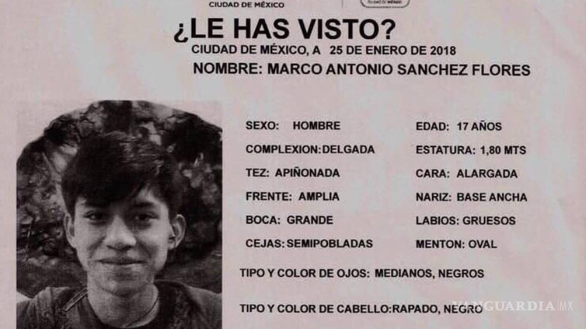 Exigen saber #DóndeEstáMarcoAntonio, joven golpeado, detenido y desaparecido por policías de la CDMX