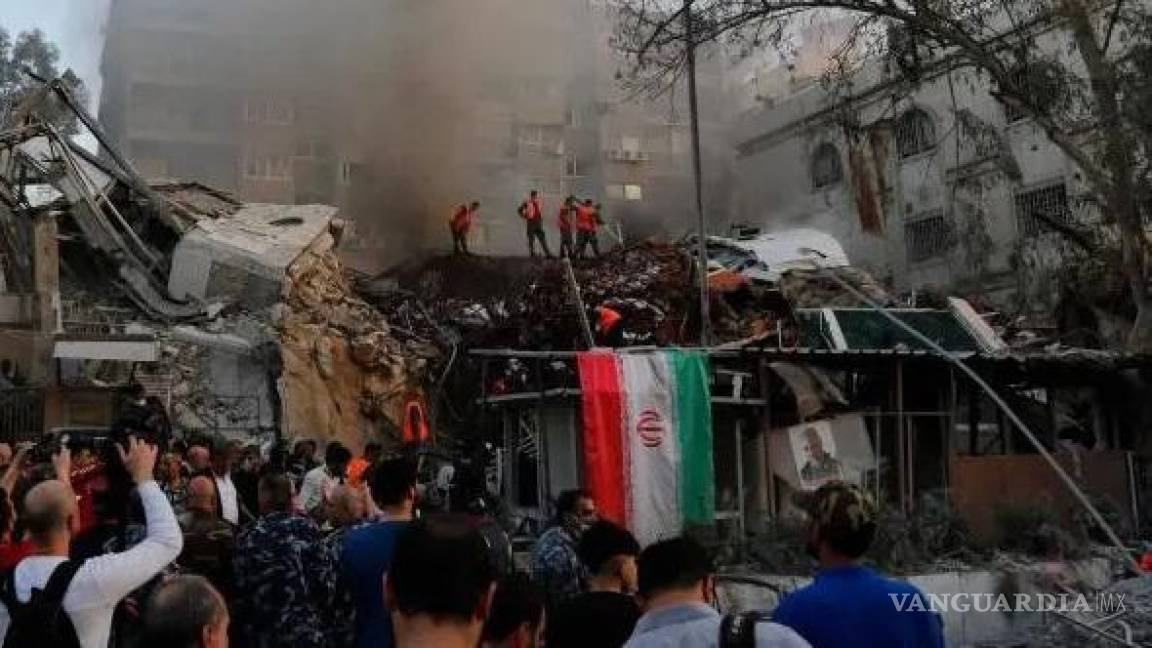 Bombardeo contra el consulado iraní en Damasco deja al menos 14 muertos, culpan a Israel
