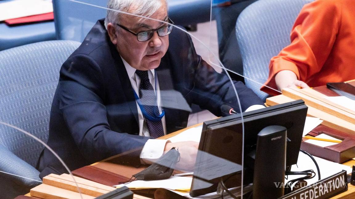 $!El viceministro de Relaciones Exteriores de Rusia, Sergey Vershinin en una reunión del Consejo de Seguridad de las Naciones Unidas. EFE/EPA/Justin Lane