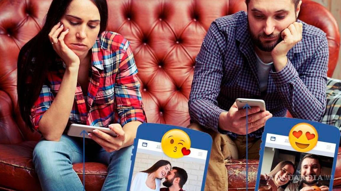Quienes publican en redes sociales su vida en pareja, son menos felices: Estudio