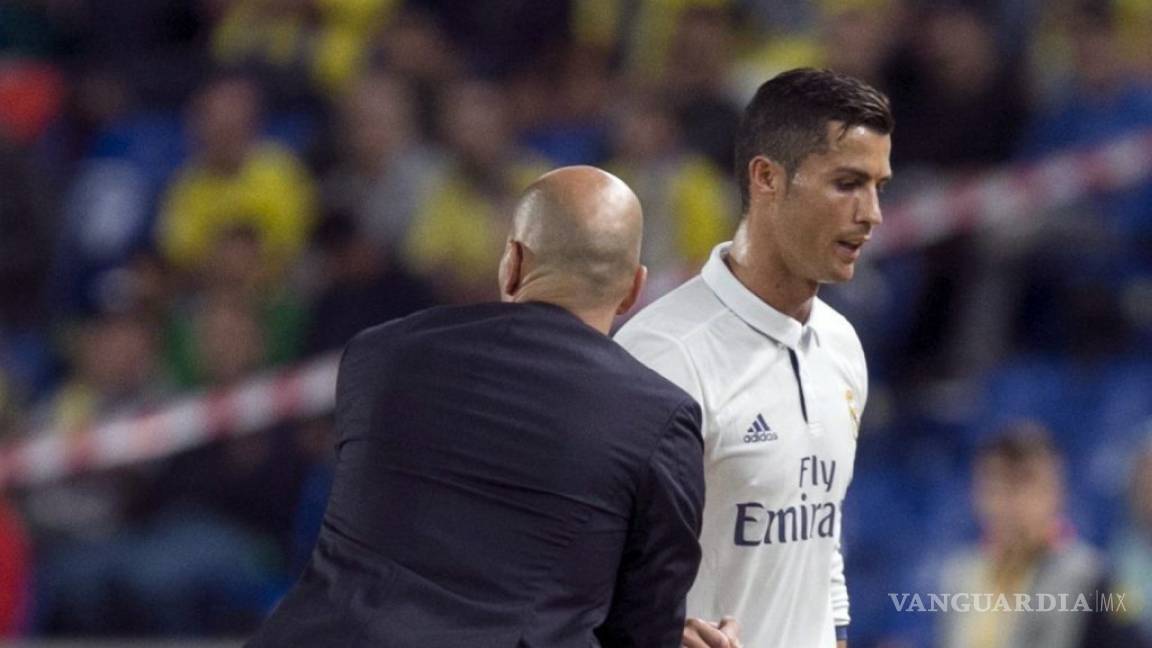 Minimiza Zidane enojo de Cristiano por salir de cambio; es lo normal