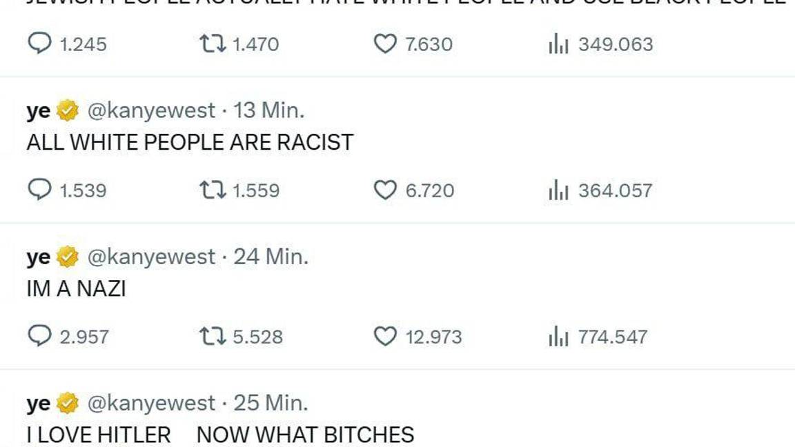 $!Hilo de publicaciones de Ye, en la plataforma de X