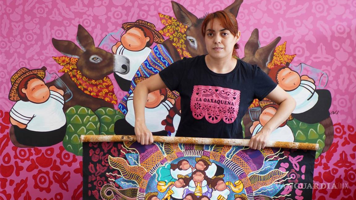 $!). Ángela Hernández es una joven pintora del sur de México que se abre paso a nivel internacional con El Suke, un personaje de Oaxaca.