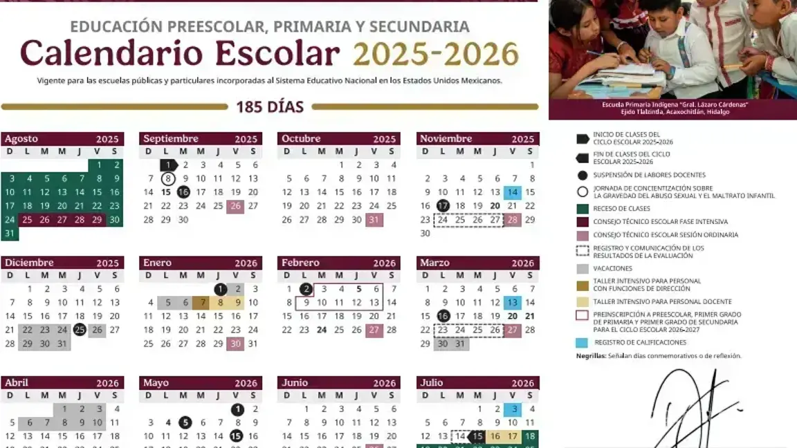 $!SEP confirmó las fechas de vacaciones de Semana Santa en 2026 para preescolar, primaria y secundaria