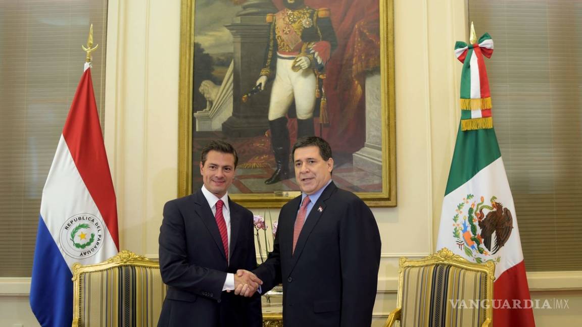Preocupantes señales de regresión, dice presidente de Paraguay a Peña Nieto