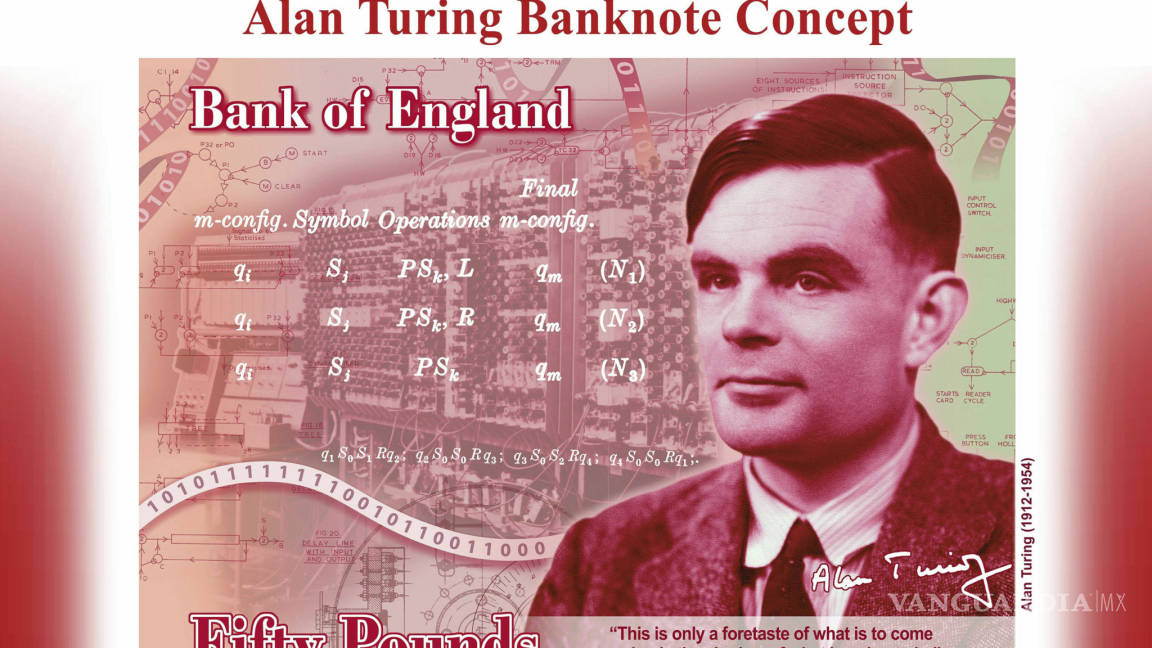 Alan Turing es el rostro del nuevo billete de 50 libras