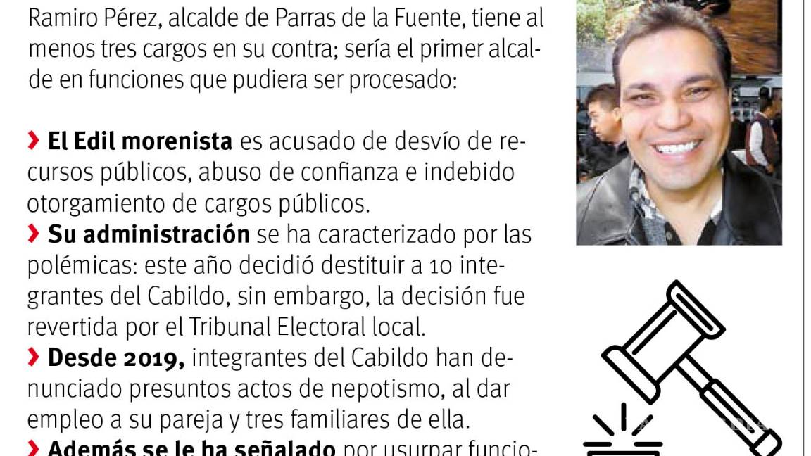 $!Va justicia contra alcalde de Parras, cita fiscalía a Ramiro Pérez; hay al menos 3 acusaciones