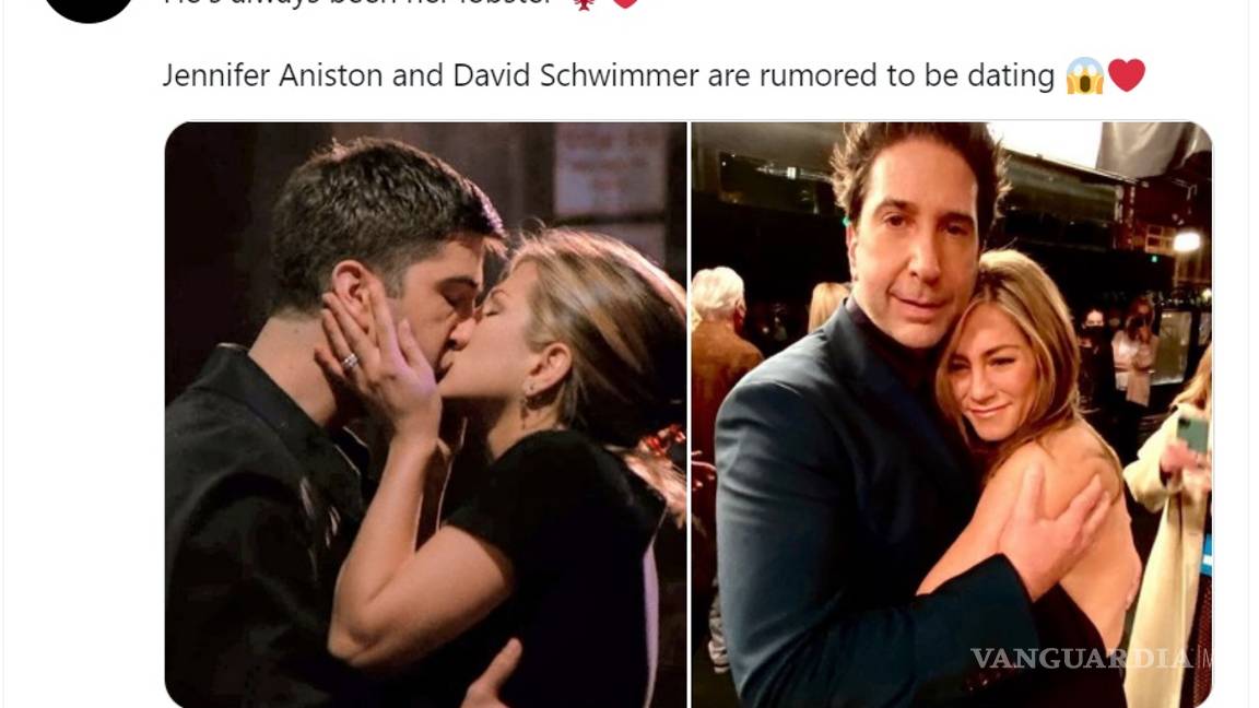 $!¡David Schwimmer y Jennifer Aniston son novios!