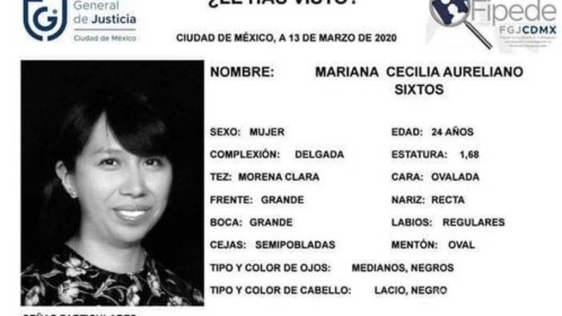 Encuentran sin vida a Mariana Cecilia, estudiante de la UNAM