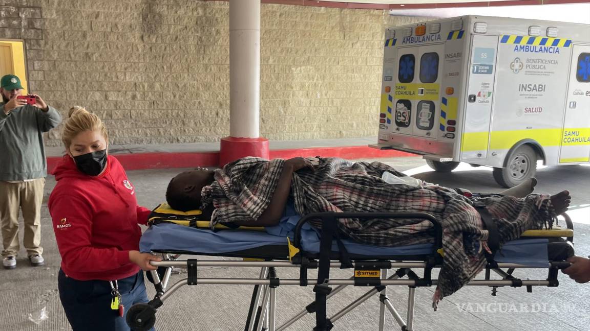 Se descarrila tren en Ramos Arizpe, reportan un migrante herido