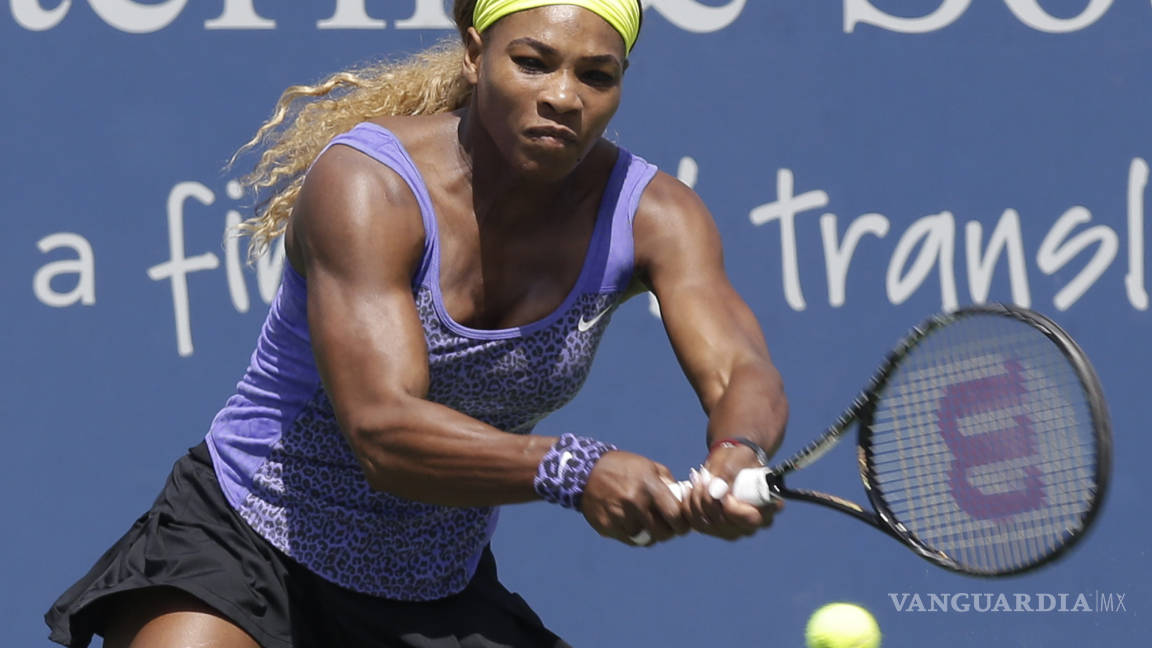 Serena Williams fuera de Montreal por inflamación de hombro