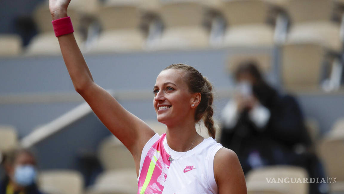 Petra Kvitova ya está en semifinales de Roland Garros