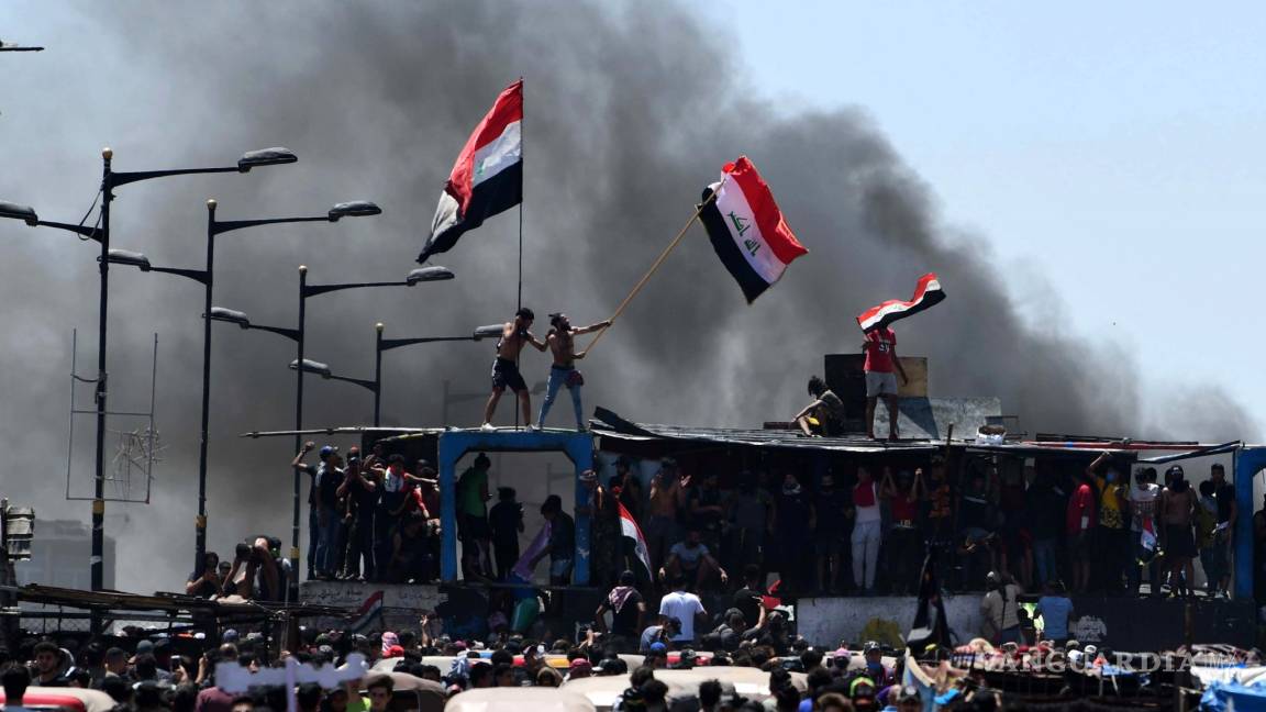 Protestan iraquíes contra el gobierno