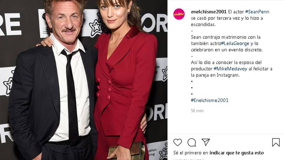$!Sean Penn se suma a los actores que se casan en secreto