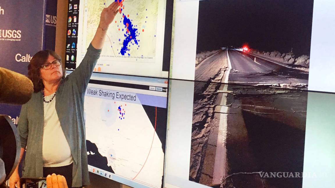 $!California es sacudida por un terremoto de magnitud 7.1 (fotogalería)