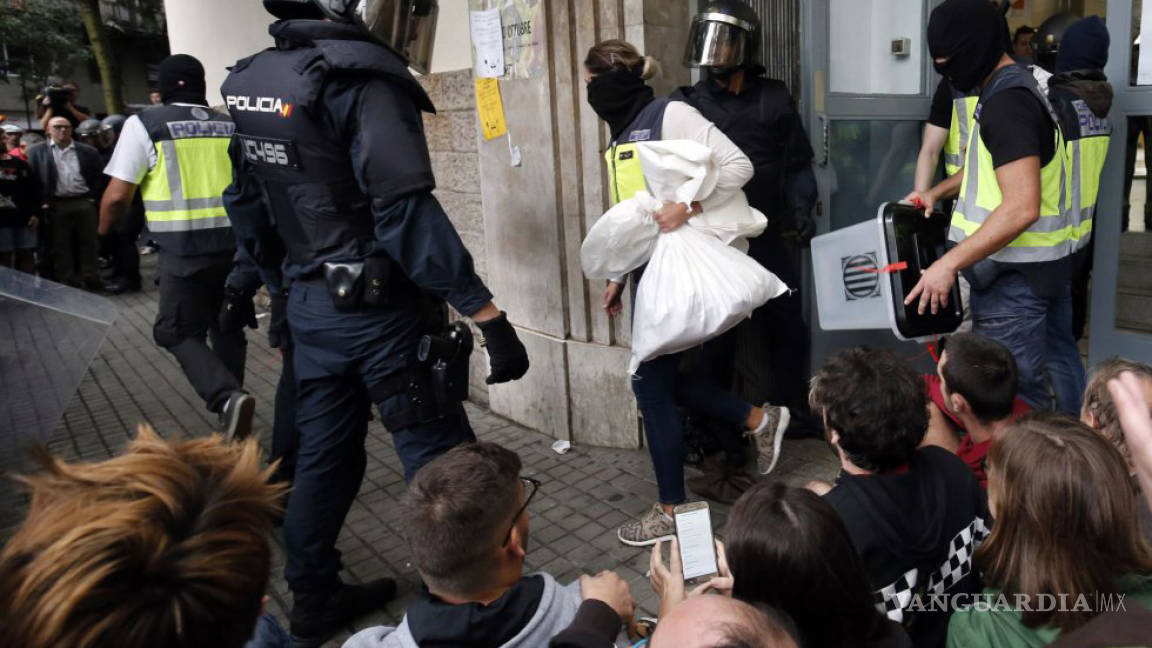 $!Deja 844 heridos votación para independencia de Cataluña; ganan por 90%