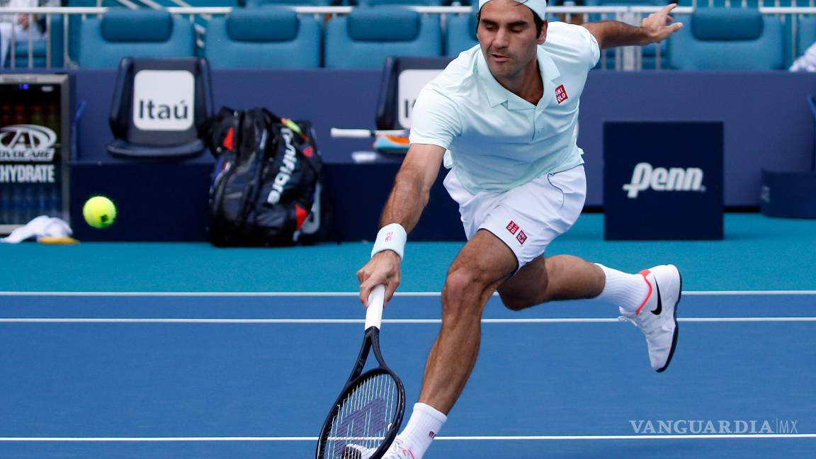 $!Roger Federer alcanza los Cuartos de Final de Miami tras una caótica espera