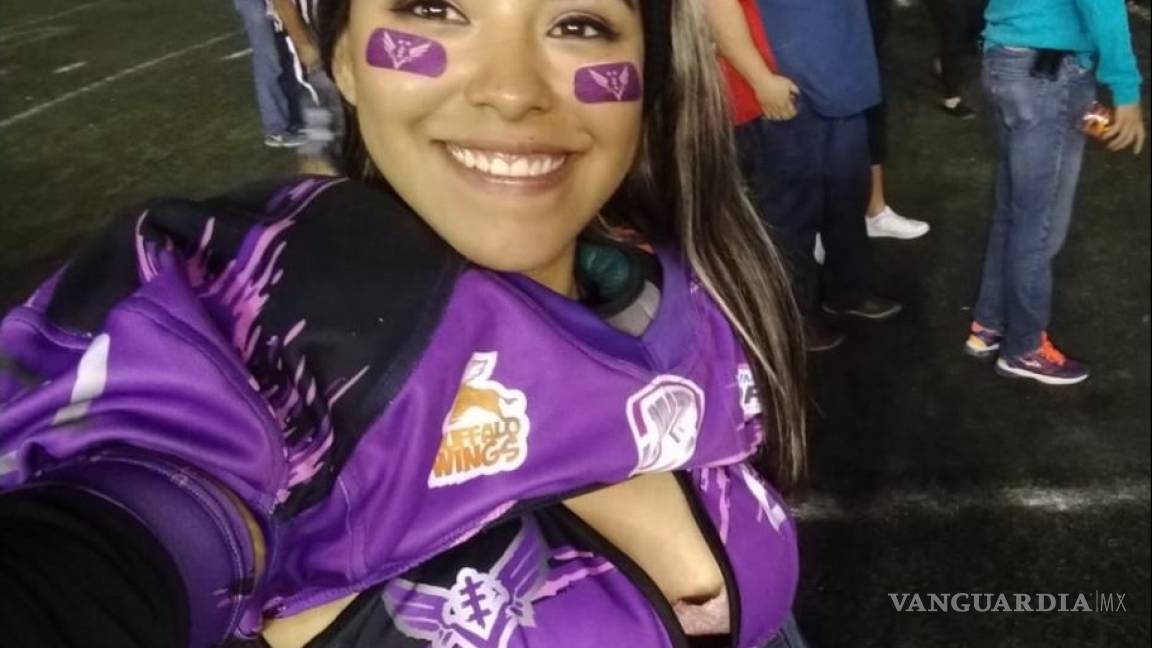 Futbol americano de luto en Saltillo; muere jugadora de VQueens a los 20 años