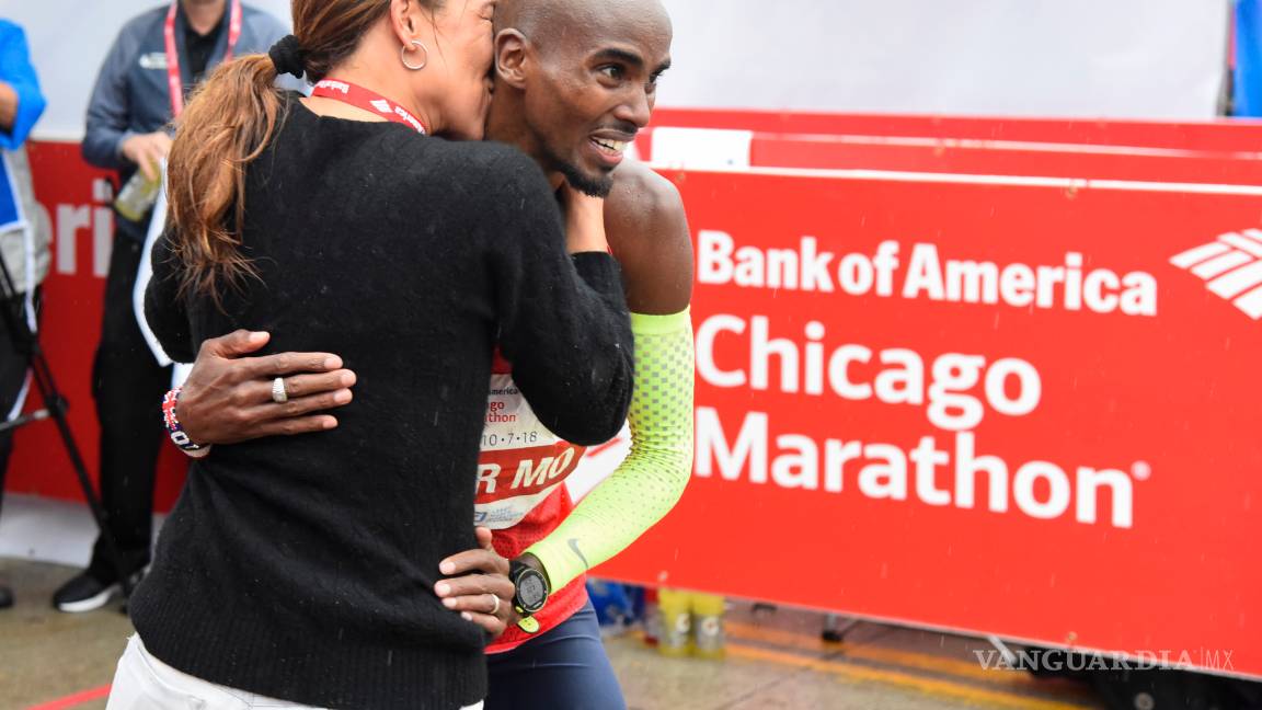 $!Mo Farah conquista su primer maratón en Chicago