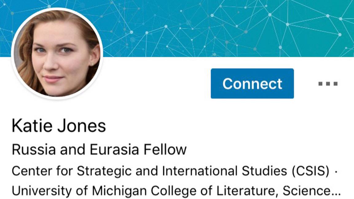 $!Katie Jones, creó un perfil fantasma en LinkedIn para espiar