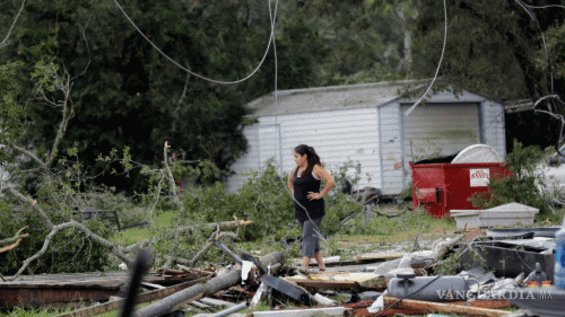 $!Ojo de Harvey se sitúa en el Golfo de México, puede volver a tocar tierra