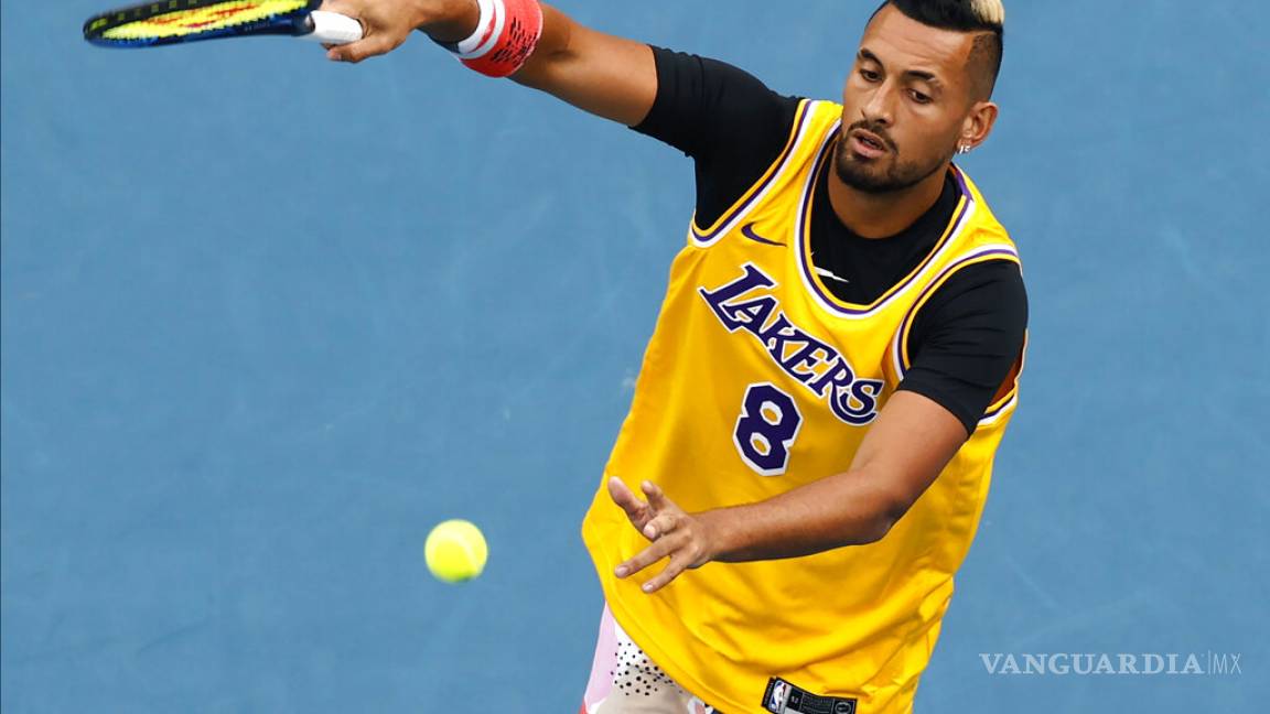 El homenaje de Nick Kyrgios a Kobe Bryant en su partido ante Nadal en el Abierto de Australia