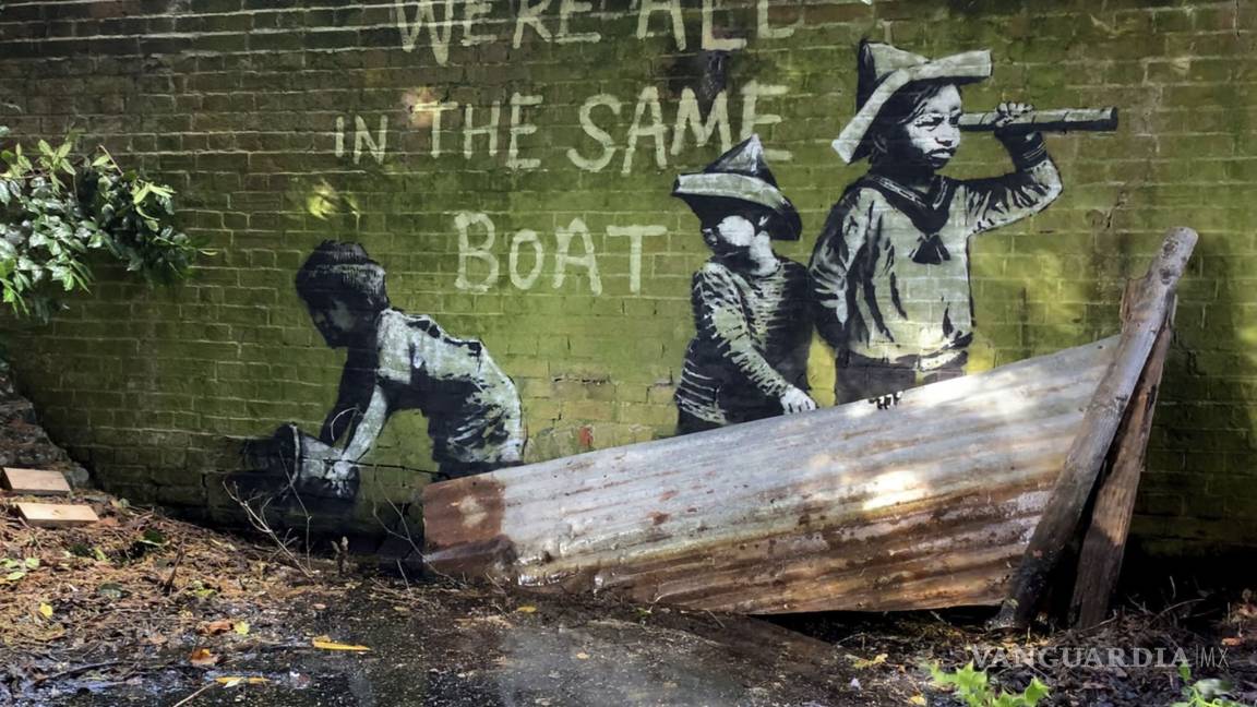 Aparecen en el este de Inglaterra varias obras supuestamente de Banksy