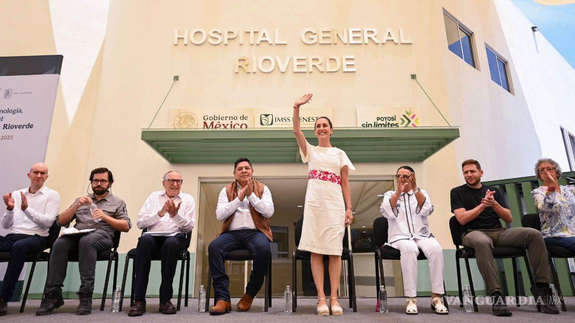 Claudia Sheinbaum inaugura ampliación de Hospital en San Luis Potosí