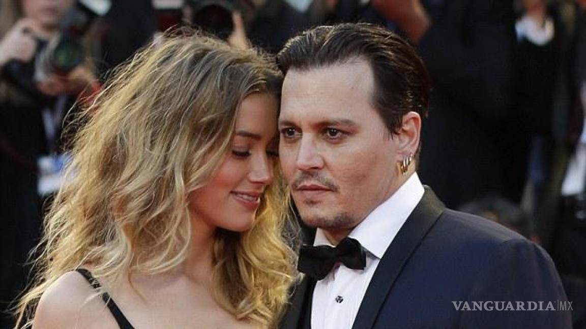$!Amber Heard y Johnny Depp durante su matrimonio.