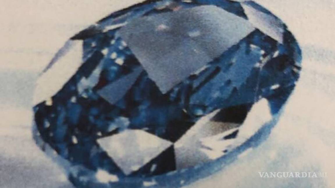 Recuperan un diamante azul robado valorado en 20 mdd en Dubái