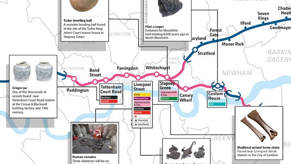 $!Excavaciones en Londres revelan 10 mil años de historia