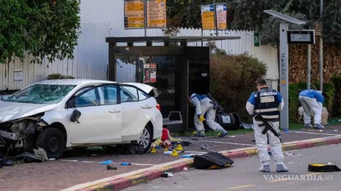 Dos palestinos matan a una mujer y hieren a 12 personas en atropellos coordinados en Israel