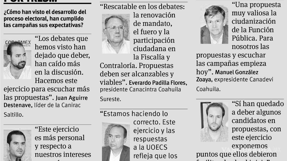 $!Combatirán la impunidad candidatos a Gobernador; responden dudas de la IP